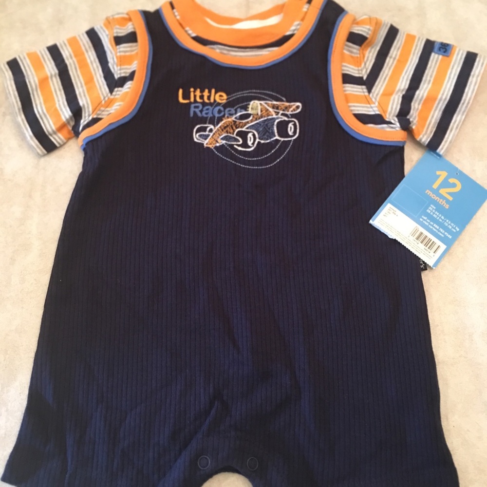 Carter’s Little Racer Romper size 12 months